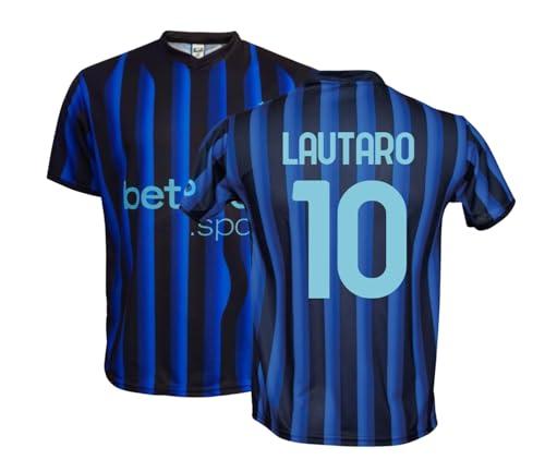 Maglia Inter Lautaro Martinez 10 Replica Ufficiale Autorizzata 2025-2026 Bambino (Taglie-Anni 2 4 6 8 10 12) Adulto (S M L XL XXL) - 8 Anni