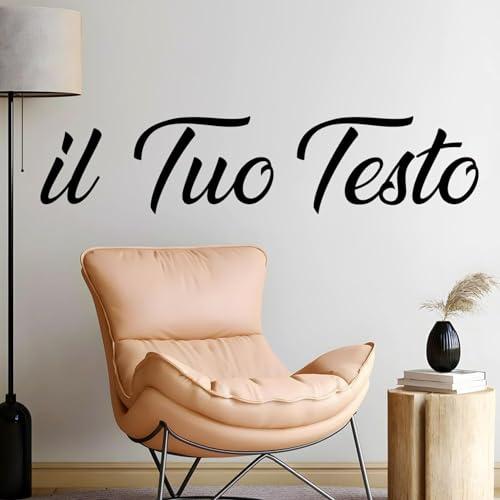 STICKER DESIGN Scritte adesive personalizzate, Adesivo Personalizzato, Adesivi Murali in Vinile, Stickers Adesivi Personalizzati per scrivere nomi, Sconti, Saldi, Frasi, 100% Made in Italy