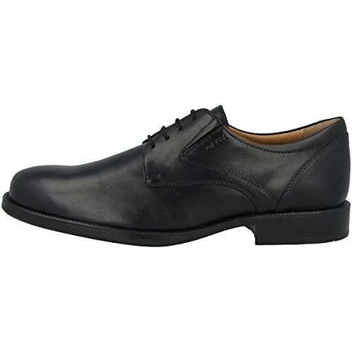 Geox U Federico V, Scarpe stringate derby Uomo, Nero, 41 EU