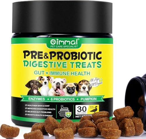 Probiotici Per Cani, 30pcs Probiotici Cane Compresse, Probiotico Digestivo Per Cani Anti Prurito Snack Masticabili Per Tutti Cane