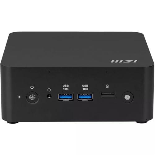 MSI Cubi NUC AI+ 2MG i9 288V FS 32GB 1TB W11PP Intel Core Ultra 9 LPDDR5-SDRAM SSD Windows 11 Pro Mini PC Nero (CubiNUC AI+ 2MG i9 288V FS 32GB1TB W11PP) - Versione UK