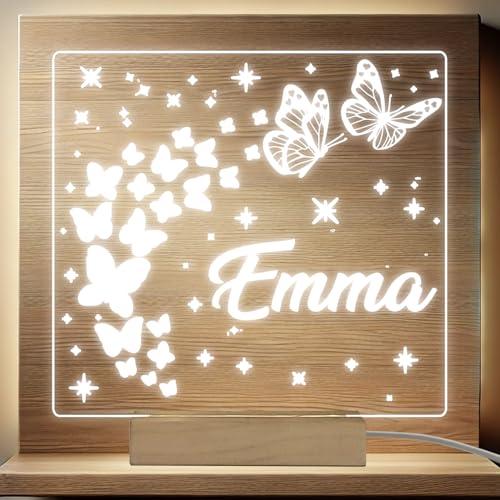 CandleSweetCandle - Lampada LED 3D Personalizzata con Nome Inciso - Luce Notturna Perfetta per Cameretta Bambini, Scrivania e Decorazione Tavolo Torta - Regalo Ideale per Nascita, Compleanno e Natale