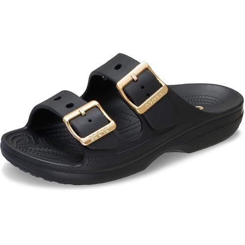 Crocs,Donna,Saturday Metallic Buckle Sandal W,Nero,34-35