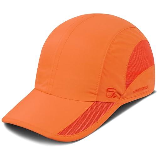 GADIEMKENSD Cappellino da Baseball Asciugatura Rapida per Signore per Golf papà Cappellini da Bicicletta per Uomini (Arancione)