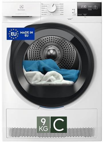 Electrolux Serie 600 GentleCare, Asciugatrice a Pompa di Calore, 9 kg, EW6H29C, Classe C, 12 Programmi, Tecnologia MixCare e SensiCare, Funzione Antipiega, 64 dB, Filtro EcoFlow, 850x596x636 mm