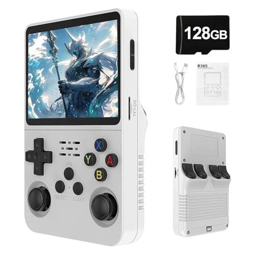 Console di gioco retrò R36S con oltre 30.000 giochi precaricati, schermo IPS da 3,5
