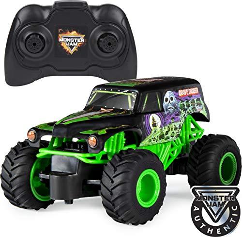 Monster Jam, Veicolo Radiocomandato Grave Digger Realistico, in Scala 1:24, 2,4 GHz, 4+ Anni