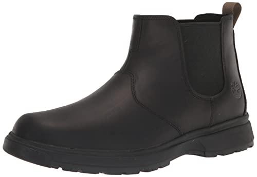Timberland Atwells Ave, Stivaletto Chelsea Uomo, Jet Black, 42 EU