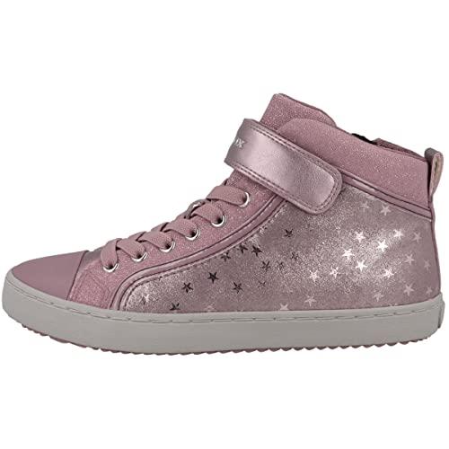 Geox J KALISPERA GIRL, Sneakers Bambine e ragazze, Rosa Dk Pink C8006, 33 EU