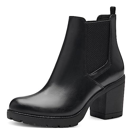 MARCO TOZZI stivali Chelsea da donna vegani senza chiusure color nero (black) 38 EU