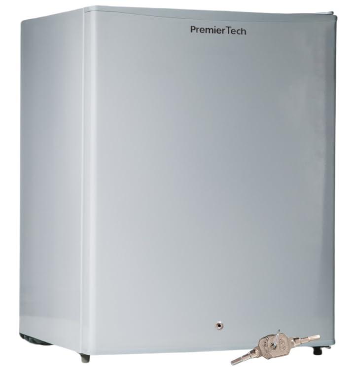 PremierTech Mini Frigo Bianco con Chiave 58 Litri Frigorifero Hotel Ufficio Casa Classe Energetica E Libera Installazione PT-F60K