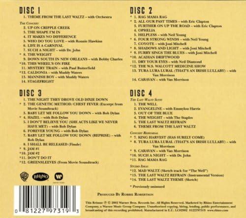 The Last Waltz (Jbox 4Cd)