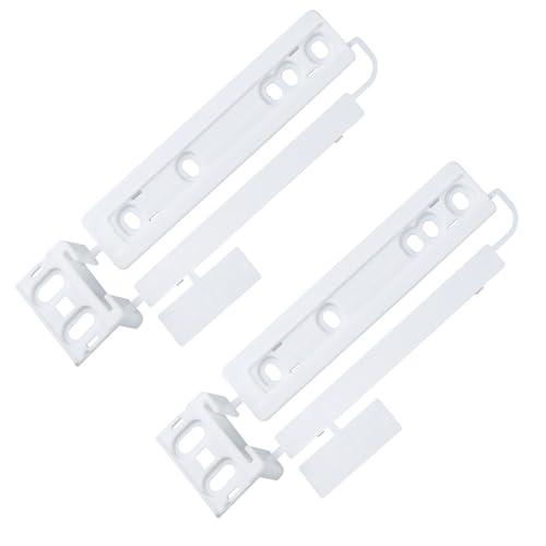 Hohitenz Set 2 cerniere scorrevoli per frigorifero – compatibile con accessori frigorifero AEG 223034904/1, 223034904 – kit guide scorrevoli montaggio, frigo da incasso porta trascinata