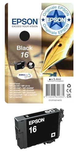 Epson 16 DURABrite Ultra Ink, Cartuccia D Inchiostro Categoria Predefinita, Nero, Standard