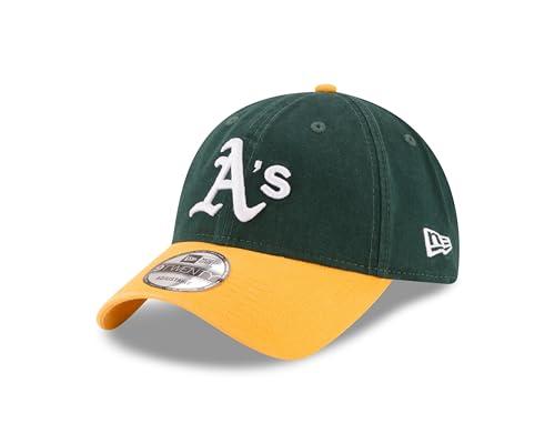 New Era Oakland Athletics MLB Core Classic Verde Giallo 9Twenty Berretto Regolabile