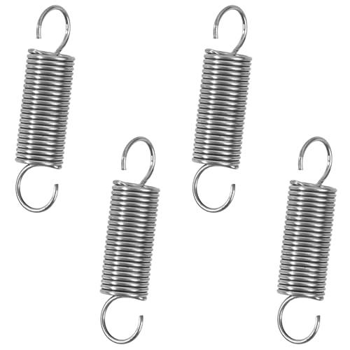 GUNGY Molle a Trazione 40mm Molla di Trazione Doppio Gancio 90 Gradi in Acciaio Inossidabile Diametro Filo 1,0 mm Diametro Esterno 10mm Tiro 1,5kg 10 Pezzi