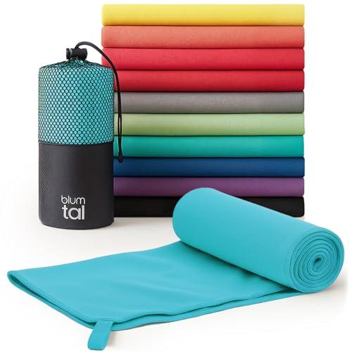 Blumtal asciugamano microfibra 120x60 cm - palestra microfibra asciugatura rapida - asciugamano palestra donna - verde acqua