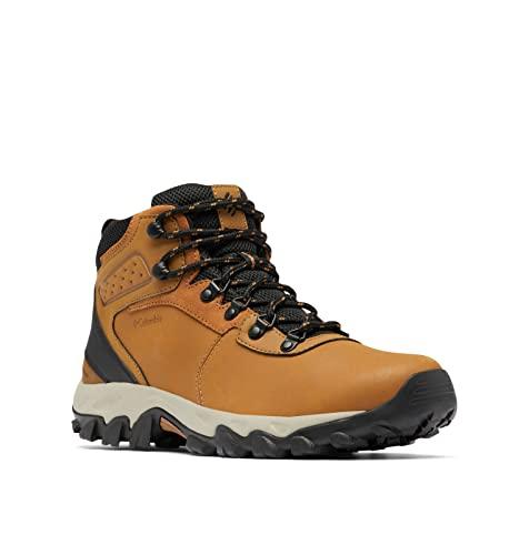 Columbia Newton Ridge Plus 2 Wp, Scarponi da trekking ed escursionismo impermeabili a vita media Uomo, Elk/Black, 41 EU