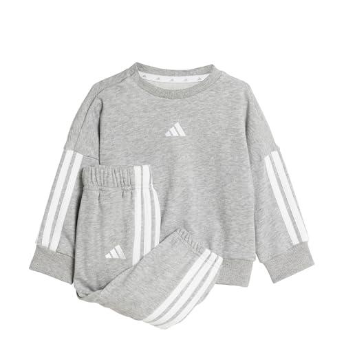 adidas Mixte bébé ESSENTIALS JOGGER, Medium Grey Heather/White, 3-4 Years