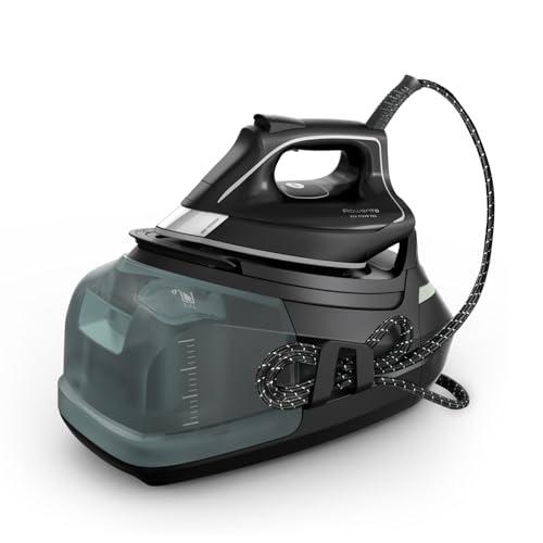 Rowenta Eco Steam Pro Ferro da Stiro a Vapore con Caldaia, Pressione Fino a 7.6 Bar, 2800W, 1.3 Litri, Colpo Vapore 460 g/min, Tecnologia Microsteam 400 HD Laser 3De, Sistema Anti-Calcare, DG9610