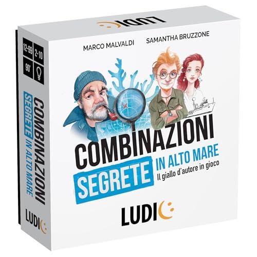 Ludic Combinazioni Segrete In Alto Mare Il giallo d'autore in gioco! IT58707 Gioco Di Società Per La Famiglia Per 2-10 Giocatori Made In Italy