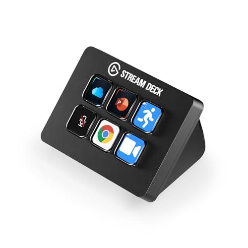 Elgato Stream Deck Mini: controlla Zoom, Teams, PowerPoint, MS Office e altro, aumenta la produttività integrando app quotidiane, configura facilmente abbreviazioni, compatibile con Mac e PC