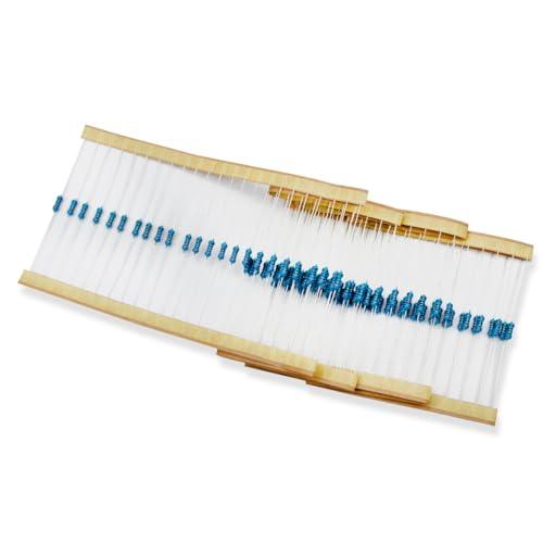 Innfeeltech 100 Pz 1/4W 1% Tolleranza 220 Ohm Resistenza del Film Metallo per DIY Progetto ed Esperimenti