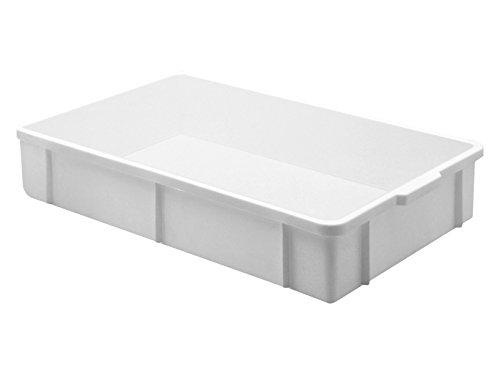 Giganplast Transport Cassetta, Plastica, Bianco, 60 x 40 x 16 cm