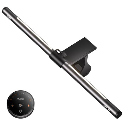 Quntis 40cm USB Lampada Monitor con Retroilluminazione e Telecomando, 4 Colori Temperatura e Luminosità Regolabile Luce Monitor, Moniter Light Bar con Protezione degli Occhi per PC Piatti
