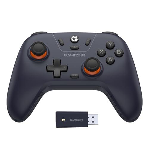 GameSir Nova Lite Controller Wireless, Connettività Tri-mode, Gamepad joystick per PC Windows/Switch/Stem/iOS/Android, con grilletto ad effetto Hall, DualVibration, Turbo, Motion (Viola scuro)