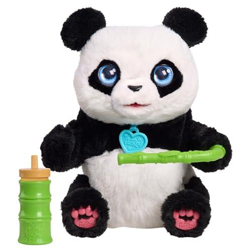 Just Play Giocattolo interattivo FurReal Coco The Tumbling Panda da 26,7 cm, oltre 60 suoni e reazioni, peluche, giocattoli per bambini dai 4 anni