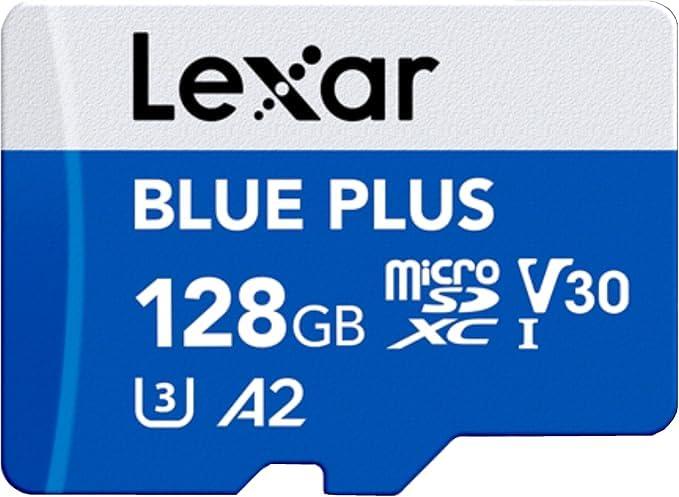 128GB BLUE PLUS MICROSDXC UHS-ICARD