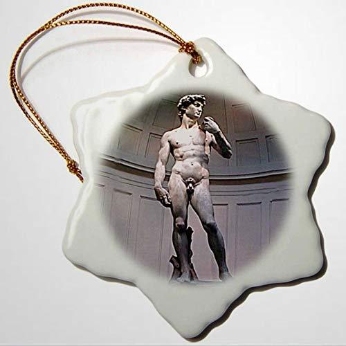 BYRON HOYLE Dav-id Statua di fiocco di neve in porcellana ornamenti di Natale pandemia decorazione natale ornamento di nozze vacanza regalo