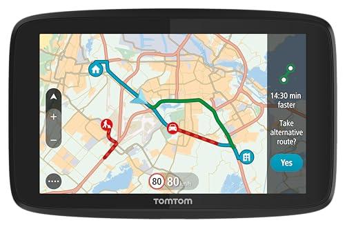 TomTom Navigatore Satellitare per Auto GO Essential, 5 Pollici, Traffico in tempo reale, Mappe Europa, Aggiornamenti Tramite WiFi, Supporto Reversibile Magnetico, Ricondizionato