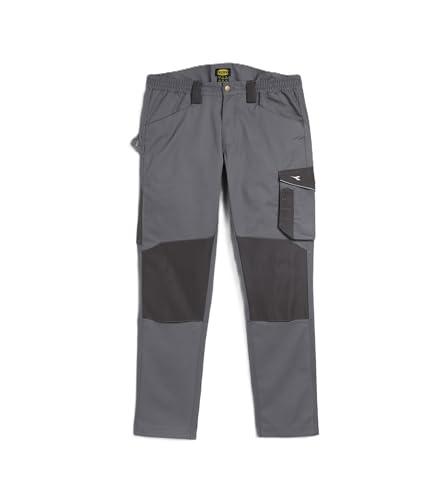 Utility Diadora Pant Rock Performance, Pantaloni Uomo, 75070 - Grigio Acciaio, L