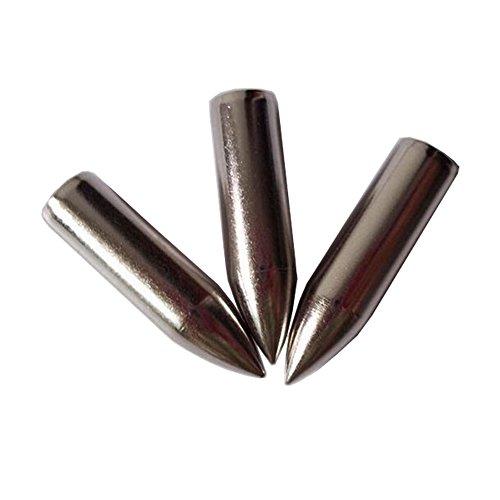 ZSHJG 24 x Tiro con L'Arco Pratica i Broadheads Diametro 8mm per Legno Punte della Freccia Punte di Freccia
