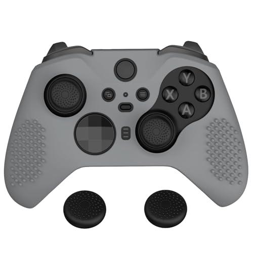 eXtremeRate PlayVital Cover Silicone per Xbox Elite Series 2 Controller,Custodia Skin Protettiva Gommini Copri Levette Analogiche Antiscivolo per Xbox Elite Series 2 Joystick-Grigio