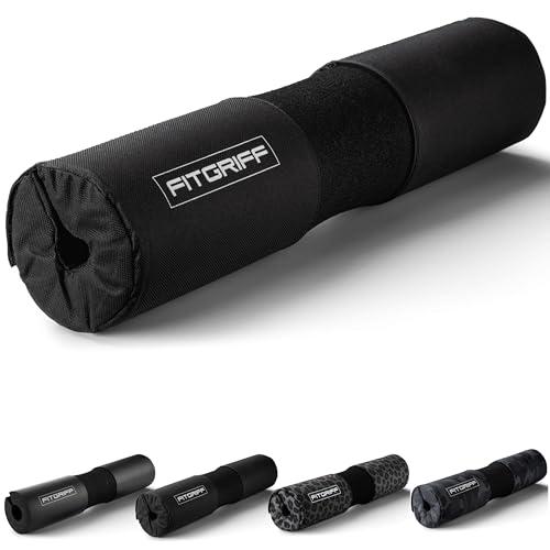 Fitgriff® Cuscino Bilanciere Hip Thrust con Chiusura a Strappo, Cuscinetto Barra per Squat, Hip Trust, Barbell Pad Palestra, Protezione Collo & Spalle