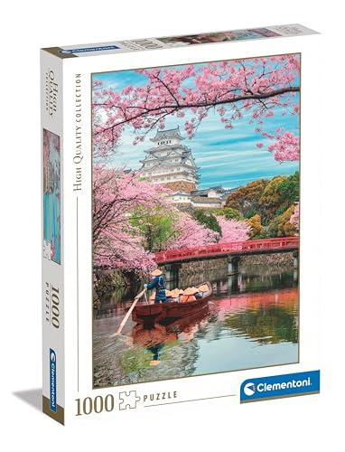 Clementoni - 39819 - Puzzle Collection - Himeji Castle in Spring - 1000 Pezzi - Puzzle Adulti, Verticale, Divertimento Per Adulti, Made In Italy