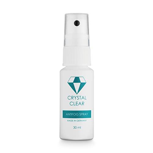 Crystal Clear® Spray Anti-Appannamento Efficace e sostenibile - Anti-Fog Spray - 30 ml - Made in Europe - Spray antiappannamento per Occhiali da Nuoto e da Immersione (1)