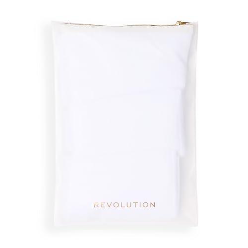 Revolution Pro Miracle Reusable Microfibre Cleansing Cloths, Confezione 3 panni struccanti riutilizzabili, rimuove trucco & impurità