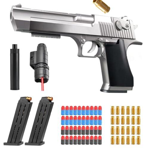 Pistola giocattolo,Pistola Giocattolo a Proiettile Morbido,Giocattolo di Schiuma Blaster,Giocattolo Blaster Proiettile in Schiuma Morbida,Soft Bullet Toy Gun,Regali di Compleanno per 14+