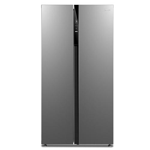 Midea MERS530FGE02, frigorifero con congelatori, 548L, 324 KWH/annum, Illuminazione LED, Nofrost, Compressore Inverter, Inox, 35dB