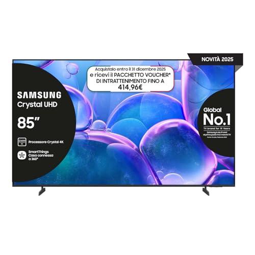 SAMSUNG Smart TV 85'' UE85U7000FUXZT Crystal UHD 4K, Crystal 4K Processor, HDR, Smart Experience, OTS Lite & Adaptive Sound, Metal Stream Design, 2025