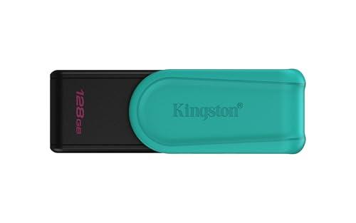 Kingston DataTraveler Exodia S Drive Flash USB - 128GB - USB 3.2 Gen 1 - USB Type A - Nero/Turchese - DTXS/128GB