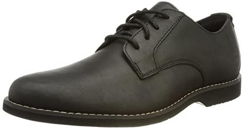 Timberland Woodhull Leather Oxford Basic, Scarpe con Lacci Uomo, Nero (Black Full Grain), 41 EU