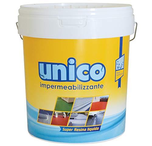 ICOBIT Unico, Super resina liquida impermeabilizzante, Bianco, 10 kg