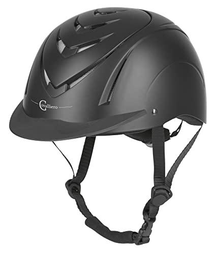Kerbl Covalliero 32299 - Casco da equitazione Nerron VG1, colore: Nero 55-59