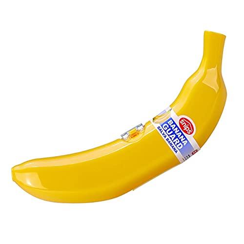 Snips | Salva Banana | Contenitore da Asporto Proteggi Banana |Contenitore Per Cibi| Lunch Box |Colore Giallo | 25 x 5.5 x 5.5 | Made in Italy | Bpa Free