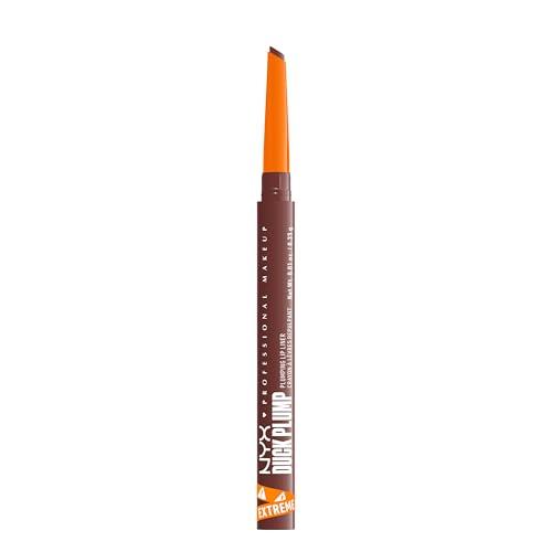 NYX Professional Makeup, Matita Effetto Rimpolpante, Labbra Piene e Volumizzate, Arricchita con Zenzero Piccante e Peperoncino, Duck Plump, Tonalità: Dash o Cocoa, 0,33 gr